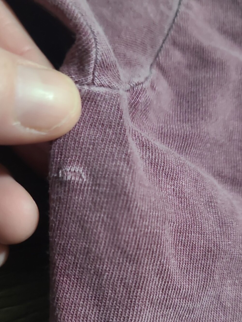 Crazy Shirts Mauve Embroidered Short Sleeve Tee - Picture 3 of 4